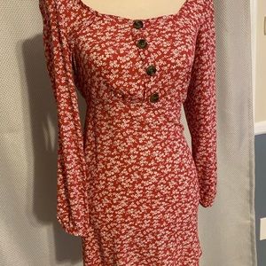 FLORAL AMERICAN EAGLE DRESS